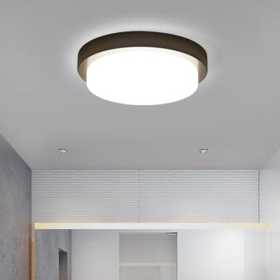 China New Arrival Round Ip44 8w 18w 24w Aluminum Surface Mounted Graphite Ceiling Light for sale