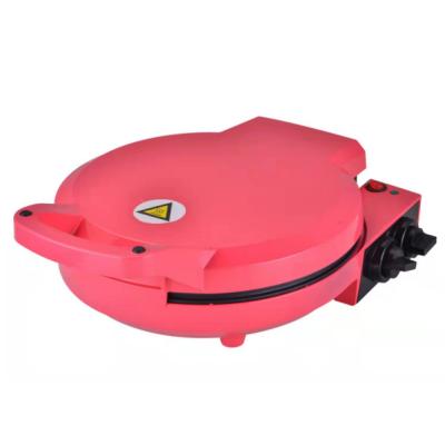 China Rv 12 Inch Non-Stick Pizza Maker Machine for Home Calzone Maker, Pizza Oven in Red for sale