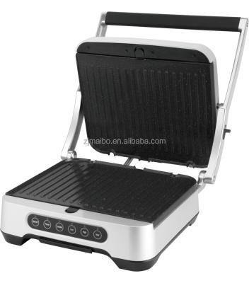 China Non-Stick Coating for Multifunctional New 2000W Breakfast Panini Press Grill Sandwich Panini Maker Easy Clean Portable for sale