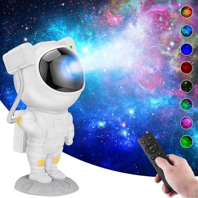 China Dropshipping New-designed White Astronaut Projection Nebula Lamp Children Star Astronaut Starry New Galaxy Projector Night Light for sale