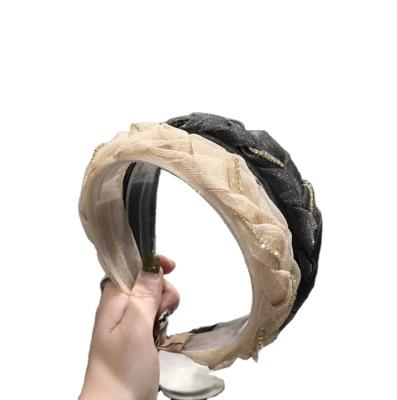 China Korean Main Circle Hair Decoration Style Lace Mesh Hair Grotts Female Hand - Braid Chain Hair Woven Circle for sale