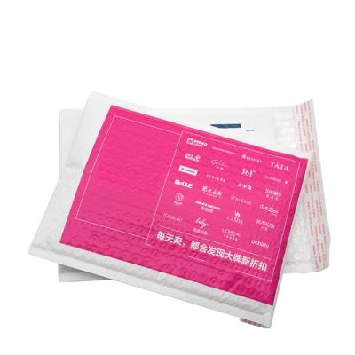 China Decorative White Poly Messenger Shockproof Waterproof Bubble Mailer Envelope for sale