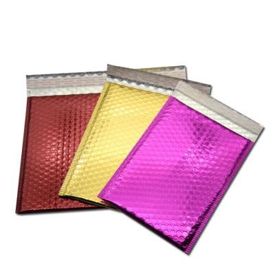 China FedEx Waterproof Foil Metallic Poly Bubble Envelopes for sale