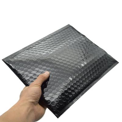 China Waterproof Black Metallic Black Metallic Bubble Mailer Aluminum Foil Bag&Manufacturer Express Mail Envelope Plastic Mailing Envelopes for sale