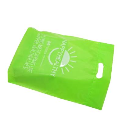 China Printing Cutting Handle Recyclable Custom Tote Shopping Bags for sale