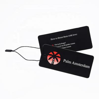 China Disposable Card Paper Machine Logo Clothes Airdry Am Hard RFID Tag Garment Tags for sale