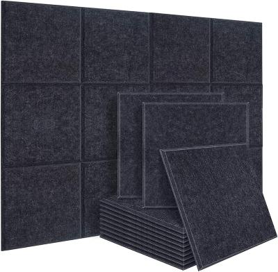 China Manufacturer Wholesale Modern Home Studio Wall Decoration Polyester Fiber Soundproof Sound Absorbing Panel for sale