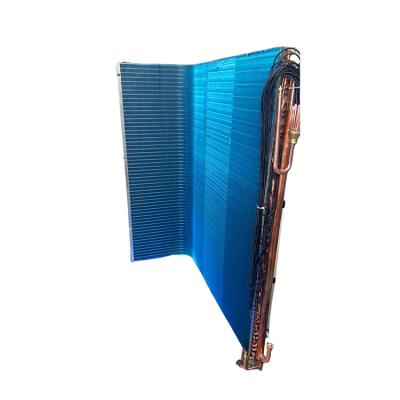 China Factory Custom L Type Heat Exchanger Evaporator U Type V Refrigeration Parts Hydrophilic Finned Condenser for sale