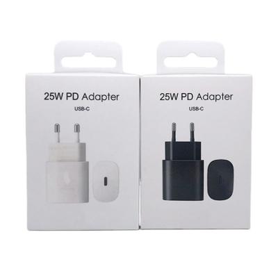 China Original EU USA R-U PD 25W Adapter MP3 GPS Mobile Phone Tablet Super Fast Cube Type-C In Charger Chargers For Samsung Galaxy S21/S21 plus TA800 for sale