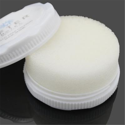 China Sponge shoe shine sponge in plastic case shoe polisher menhaden hotel travel shoe care for sale