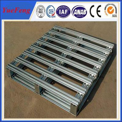 China Metal aluminum pallet, 3 Runner Bolted Aluminum Pallet with Recyclable affordable for sale