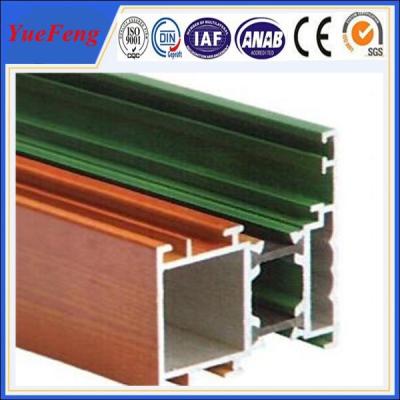 China 6063 Aluminum Alloy Extrusions commercial aluminum doors profiles For decoration for sale