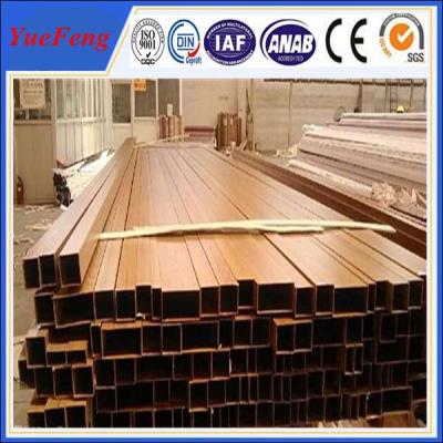 China Hot! Woned extruded aluminium moldings plant milled extrusion aluminium square tube profil for sale