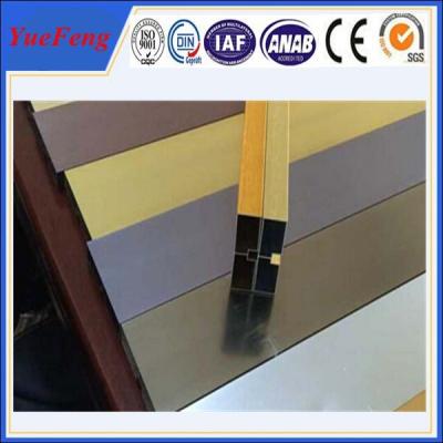 China hot selling! extruded aluminum channel / aluminum glass channel OEM for sale