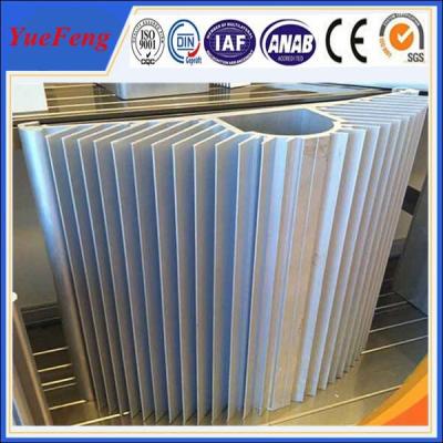 China Hot! Large wholesale aluminum fin heat sink / mill finish half round aluminum heatsink for sale