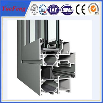 China New! 80 styles wooden aluminum doors for external profile, aluminium sliding door profile for sale