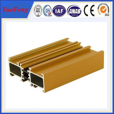 China wood effect aluminium powder coatings profile supplier window frame aluminium profile for sale