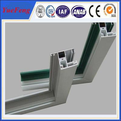 China Aluminium windows with mosquito net in china, frame for double glass aluminium windows for sale