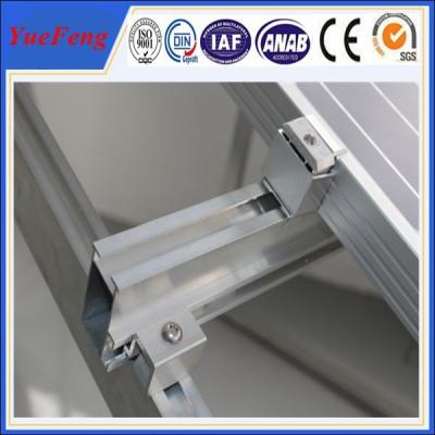 China Aluminum Solar Rail Mounting Structures, solar panel mounting aluminum rail for sale