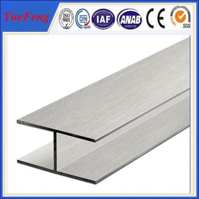 China OEM aluminum alloy 6063t5 extrusion profile, clear aluminium anodized h aluminium profile for sale