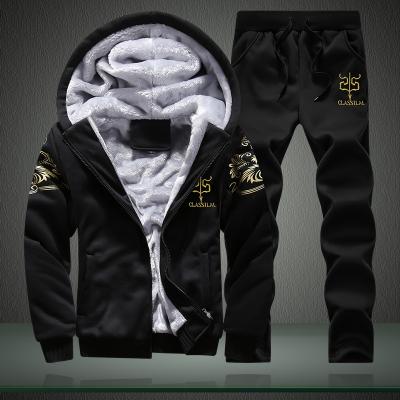 China Winter Brand Design Breathable High Quality Men Slim Fit Tracksuit Zipper Up Sweatsuit Custom Made Tracksuits For Men Slim Fit for sale