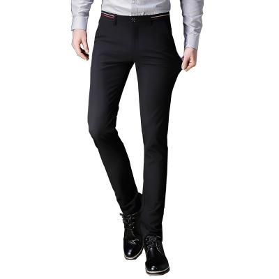 China OEM Men's Casual Fashion Business Pants Solid Color Anti-Wrinkle Pants Spring And Summer Thin Suit Pants for sale