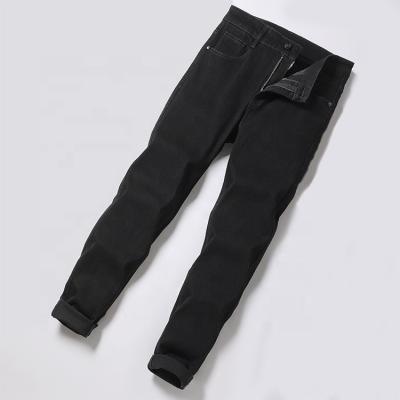 China Wholesale Anti-wrinkle Men's Business Pants Classic Jeans Cotton Soft Pants Autumn And Winter Casual Slim Pants for sale