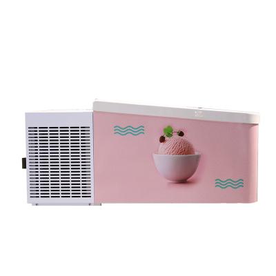 China Single-temperature Small Upright Equipment Gelato Ice Cream Display Freezer Showcase Popsicle Display Freezer Showcase for sale