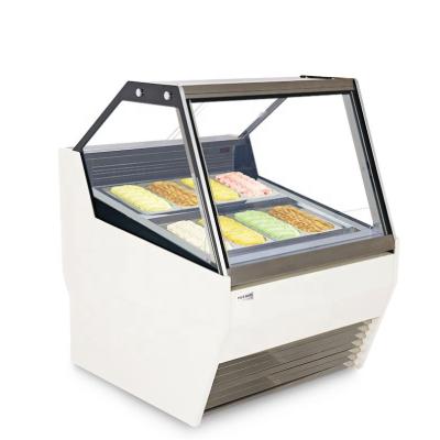 China Single-temperature China Supplier High Performance Marble Ice Cream Freezer Display Showcase for sale