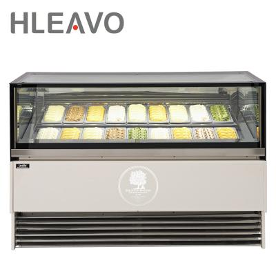 China Single-Temperature Display Coolerice Cream Fridge Showcasesale Showcase For Ice Cream Table for sale