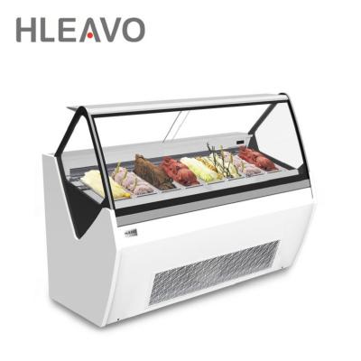 China Single-temperature can be flipped for free hot selling products the ice cream dipping cabinet for sale