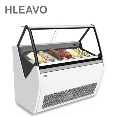 China Freezing Single-temperature counter top display cabinet popsicle ice cream refrigerator for sale