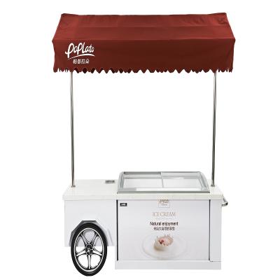 China Single-Temperature Limited Time Spike Popsicles The Ice Cream Cart With Good Use Gelato Display Freezer for sale