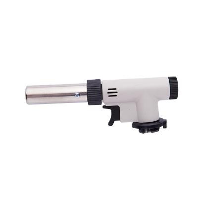 China Portable Flame Kitchen Igniter Wildcamp Butane Gas Torch BBQ Blowlamp Flame Gun with Adjustable Flame for sale