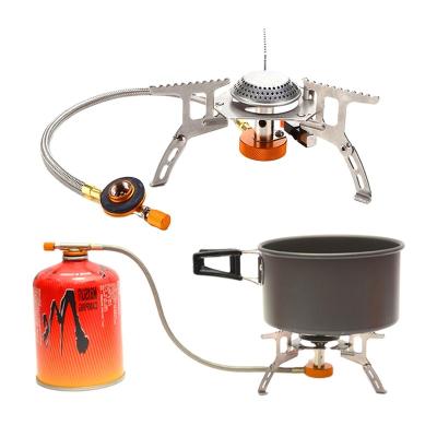 China Easy Operation Propane Camp Stove Camping Gas Stove Portable Mini Butane Outdoor Wildcamp for sale