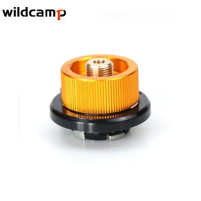 China Camping Stove Adapter Butane Gas Welding Torch Spare Parts Adapter Camping Stove Gas Cartridge Adapter for sale