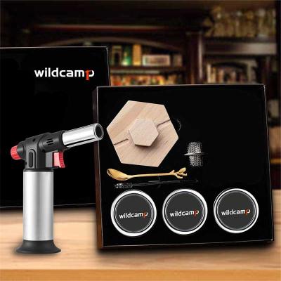 China Cocktail Smoking Kit Smoker Smoking Gun Chimney Viable Drink Smoking Wood for sale