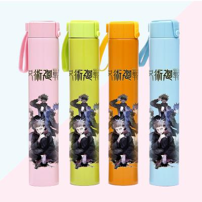 China PORTABLE Creative Anti-wolf Mug Stainless Steel Vacuum Flask Coffee Mug Anti-wolf Portable Anime Mug Travel Sport for sale