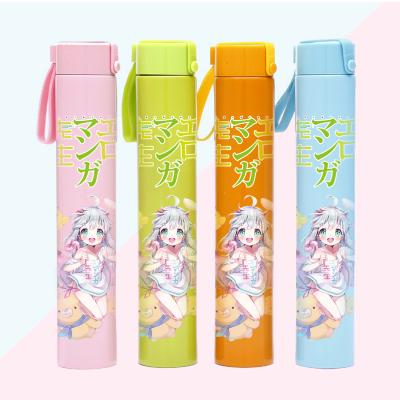 China Factory Sale 280ml PORTABLE Anime Cups Directly 304 Stainless Steel Vacuum Flasks Anti-wolf Bottle Cups Gift Travel Mugs for sale