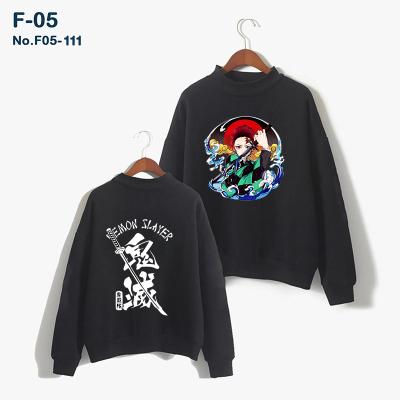 China Custom cotton series anime anti-pilling printing logo crewneck men high quality sweatshirt women plus size pullover hoodie sweatshirt for sale