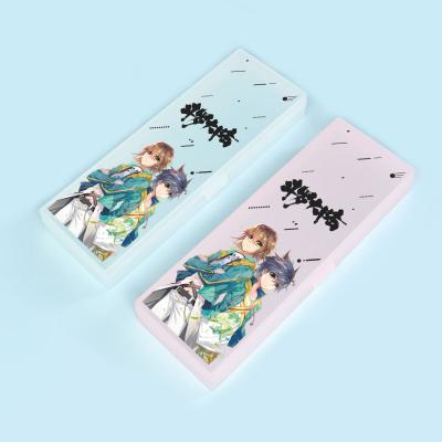 China Schools & New Style Offices Animation Series Stationery Box Student Girls School Supplies Plastic Pencil Case for sale