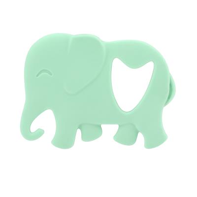 China Hot sale waterproof sofe 100% BPA free silicone elephant baby teeters baby bite for sale