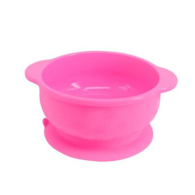 China BPA Free Hot Sale New Design Baby Food Grade Silicone Suction Bowl for sale