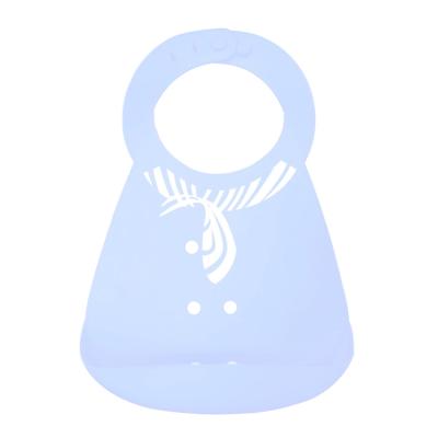 China 2020 BPA free baby product silicone bib towel for eat 3D baby bib new products waterproof silicone baby bib for sale