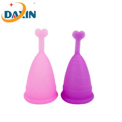 China OEM 100% Silicone Waterproof Medical Feminine Silicone Menstrual Cup Conomical For Lady Period for sale