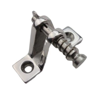 China Stainless Steel 90 Degree Platform Mount Stainless Steel Deck Hinge With Quick Release Pin for sale