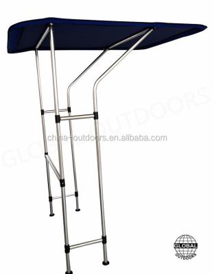 China Good quality aluminum acrylic material boat bimini top above the t with different sizes for sale