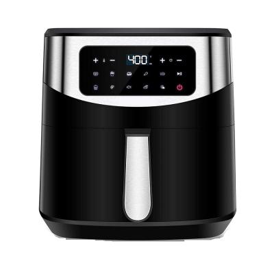 China Dishwasher Safe Household Appliance 8L Digital LCD Touch Stainless Steel Smart Air Fryer for sale