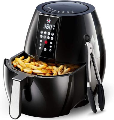 China Dishwasher Safe 2 3.5 4.5 5 6 7.5 8 10 12 17 20 L Liter Digital Oil Free Hot Air Fryer for sale