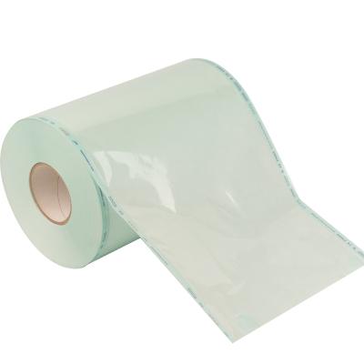 China Dental Clinic Disposable Blue Heat Seal Steam Sterilization Pouches Sterile Packaging Roll for sale